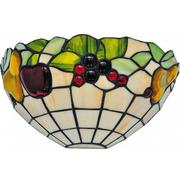 Lampy ścienne - Witrażowy kinkiet z motywem owoców - S949-Oxana - miniaturka - grafika 1