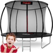 Trampoliny - Trampolina ogrodowa dla dzieci Premium z siatką wewnętrzną Neo-Sport 252cm 8ft - miniaturka - grafika 1