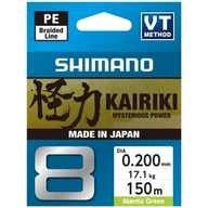 Inne akcesoria dla wędkarzy - SHIMANO plecionka Kairiki 8 0,20 mm 150m Mantis Gr - miniaturka - grafika 1