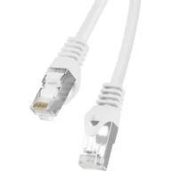 Patchcordy - Lanberg Patchcord RJ45 cat.6 FTP 20m biały - miniaturka - grafika 1