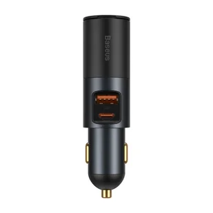 Baseus Baseus Share Together ładowarka samochodowa USB / USB Typ C / gniazdo zapalniczki 120W Quick Charge Power Delivery szary (CCBT-C0G) hurtel-71975-0 - Ładowarki samochodowe - miniaturka - grafika 13