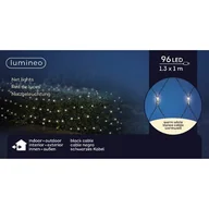 Pozostałe oświetlenie - Siatka na płot krzewy 96 led zewnętrzna ciepły biały 100x130cm - miniaturka - grafika 1