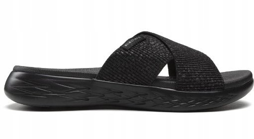 SKECHERS KLAPKI DAMSKIE CZARNE Z LOGO 35 ŻNB