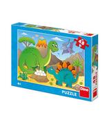 Puzzle - Dino, Puzzle dla dzieci Dinozaur, 48 el. - miniaturka - grafika 1