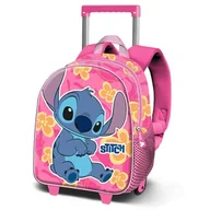 Plecaki - Disney Lilo and Stitch Cute-S Plecak 3D na kółkach, różowy, 26 x 34 cm, pojemność 7 l, różowy Lilo and Stitch, rozmiar uniwersalny, mały plecak 3D na kółkach, Pink Lilo And Stitch, Rozmiar - miniaturka - grafika 1