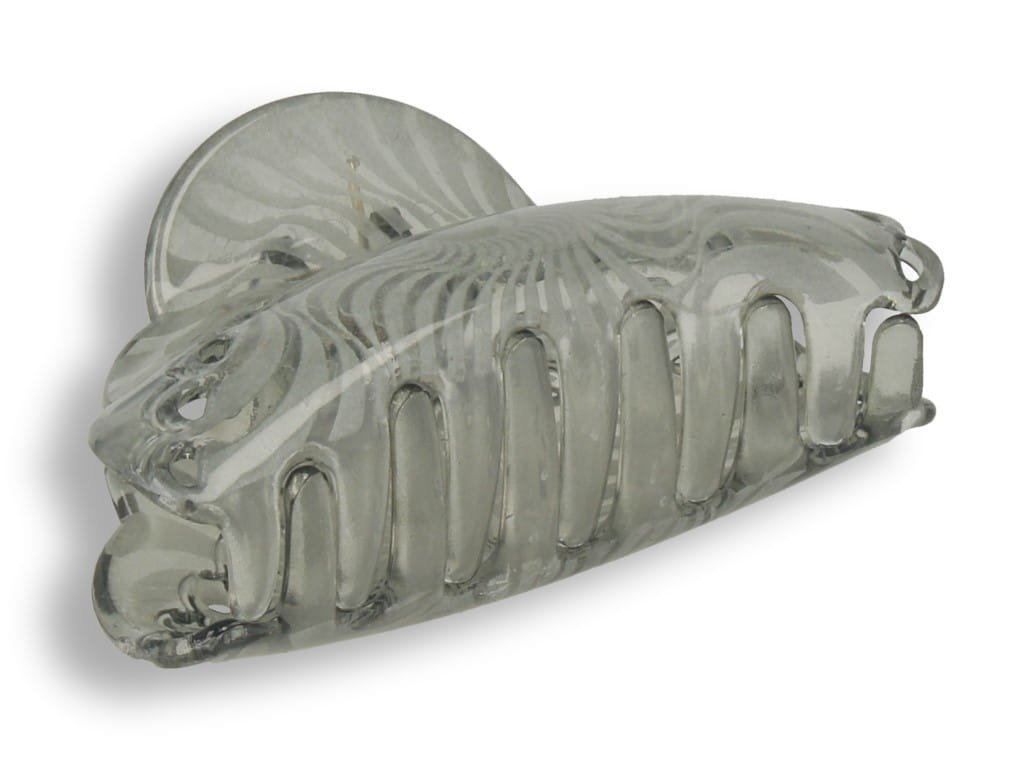 Orientana, Klamra spinka do włosów jasny szary wodospad