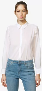 Bluzki damskie - Benetton Koszula w kolorze białym - grafika 1