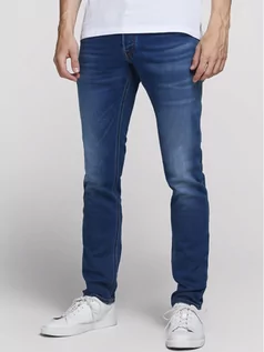 Spodnie męskie - Jack&Jones Jeansy Glen 12175975 Niebieski Slim Fit - grafika 1