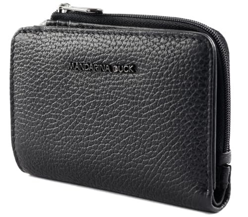 Mandarina Duck Mellow skórzany portfel akcesoria podróżne damskie portfele jeden rozmiar, Czarny, Taglia Unica