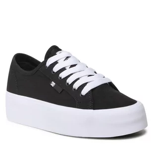 DC Tenisówki Manual Platform ADJS300280 Black/White(BKW) - Trampki damskie - miniaturka - grafika 1
