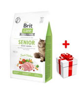 Sucha karma dla kotów - BRIT Care Cat Grain-Free Senior Weight Control 400g + niespodzianka dla kota GRATIS! - miniaturka - grafika 1