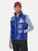 Kamizelki męskie - Tommy Hilfiger Kamizelka MW0MW41514 Niebieski Regular Fit - miniaturka - grafika 1