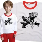 Piżamy dla dziewczynek - Piżama dziecięca Dinozaur Raptor 86/92 - VoloDonum - miniaturka - grafika 1