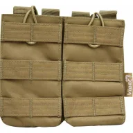 Amunicja i osprzęt ASG - Ładownica Karabinowa M4 M16 AK Viper Tactical Podwójna Ładownica Quick Release na 2 magazynki - Coyote - miniaturka - grafika 1