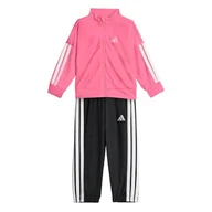 Odzież sportowa dziecięca - adidas uniseks-baby ESSENTIALS CLIMACOOL TRACKSUIT, pink fusion/white/white, 3-6 Months - miniaturka - grafika 1