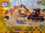 Klocki - Klocki EleFun City Construction Koparka 325el. 6+ - miniaturka - grafika 1