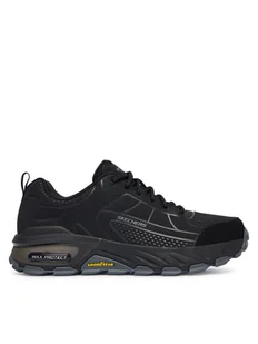 Skechers Trekkingi Max Protect 237672 BKCC Czarny - Buty trekkingowe męskie - miniaturka - grafika 1