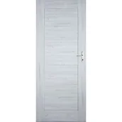 Drzwi wewnętrzne - Skrzydło drzwiowe Syriusz silver pełne 60 L - miniaturka - grafika 1