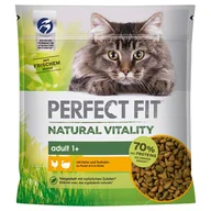 Sucha karma dla kotów - Perfect Fit 20% taniej! sucha karma dla kota, różne rodzaje - Natural Vitality, z kurczakiem i indykiem, 650 g - miniaturka - grafika 1