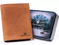 Portfele - Skórzany portfel męski z ochroną RFID — Peterson - miniaturka - grafika 1