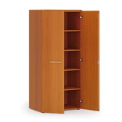 Szafy biurowe - Szafa biurowa z drzwiami PRIMO WOOD, 1781 x 800 x 500 mm, czereśnia - miniaturka - grafika 1