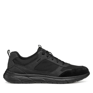 Sneakersy Geox U Portello U46E1A 0EK11 C9999 Czarny - Sneakersy męskie - miniaturka - grafika 1