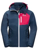 Kurtki i płaszcze dla chłopców - Jack Wolfskin Unisex Active Hike Jacket K Kurtka Dziecięca, Dark Indigo, 140 - miniaturka - grafika 1