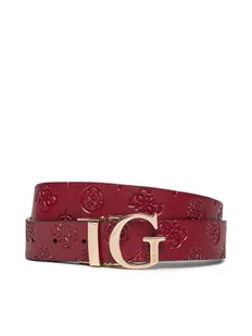 Guess Pasek Damski BW7861 P3430 Bordowy - Paski - miniaturka - grafika 1