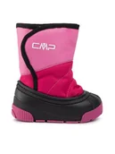 Buty dla dziewczynek - CMP Śniegowce Baby Latu 39Q4822 Różowy - miniaturka - grafika 1