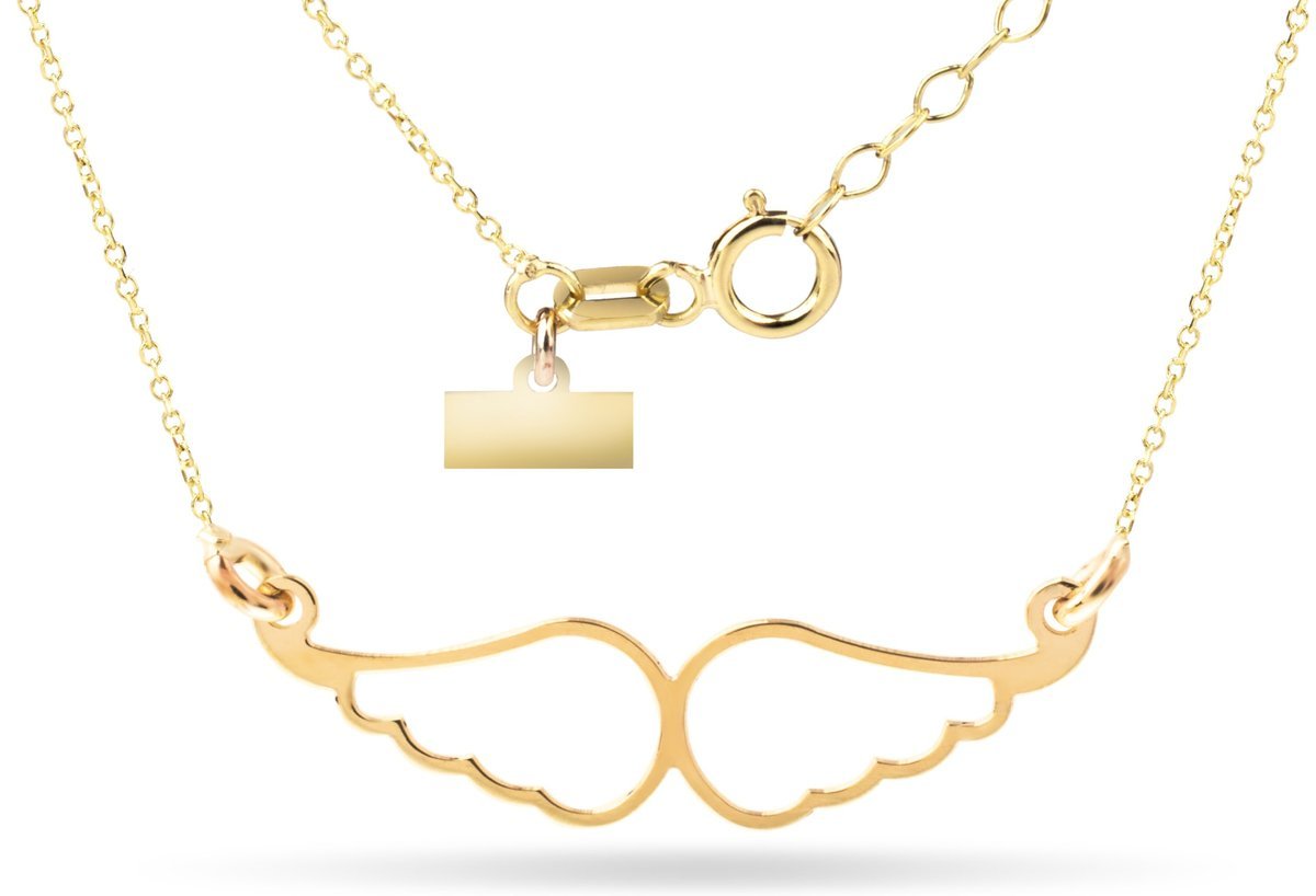 ZŁOTY NASZYJNIK CELEBRYTKA ORIGAMI WINGS 333