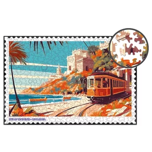 Drewniane Puzzle Milliwood - Hello Traveler – Majorka 51x34 - 500 El. - Puzzle - miniaturka - grafika 1