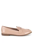 Półbuty damskie - Clara Barson Lordsy WS270205-14 Beżowy - miniaturka - grafika 1