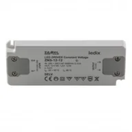 Zasilacze i transformatory - Zamel Zasilacz LED slim 12W 12V DC LEDIX ZNS-12-12 - miniaturka - grafika 1