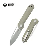 Noże - Nóż składany Kubey Royal Tan G10, Stonewashed 14C28N by Colin Maisonpierre (KU321Q) - miniaturka - grafika 1