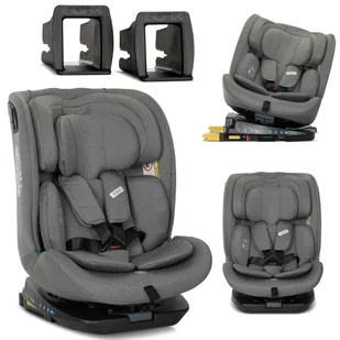 FOTELIK 40-150 CM 0-36kg I-SIZE OBROTOWY ISOFIX 360 LORELLI RODEO SZARY - Foteliki samochodowe - miniaturka - grafika 1