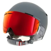 Kaski narciarskie - Kask narciarski Head Cinema Pro W Grey 326164 Szary - miniaturka - grafika 1