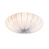 Oprawy, klosze i abażury - QAZQA Designerska lampa sufitowa szary jedwab 60 cm 5-punktowy - Plu - miniaturka - grafika 1