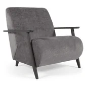 Fotele - Szary fotel Meghan − Kave Home - miniaturka - grafika 1