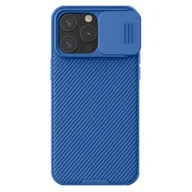 Szkła hartowane na telefon - Etui Nillkin CamShield Pro Magnetic Case Apple iPhone 15 Pro Max niebieskie - miniaturka - grafika 1