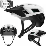 Kaski rowerowe - Kask rowerowy Lazer Coyote M 55-59cm czarno biały - miniaturka - grafika 1