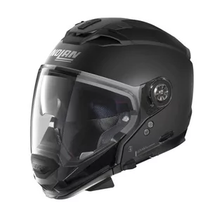 Nolan N70-2 GT Classic N-COM FLAT BLACK XL, czarny - Kaski motocyklowe - miniaturka - grafika 1