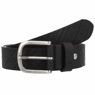 Paski - U.S. Polo Assn. Hitchcock Belt Leather black 110 cm - grafika 1