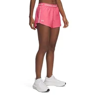 Spodenki damskie - Under Armour Tech Play Up Szorty - Super Różowy / / Biały - XL - miniaturka - grafika 1