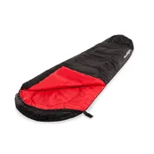 Śpiwory - Śpiwór Mumia 300g/m2 ciepły. Czarny - miniaturka - grafika 1