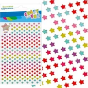 Zabawki kreatywne - Craft with Fun OZDOBA DEK NAKLEJKI GWIAZD 261SZT CF 12/144 - miniaturka - grafika 1