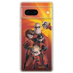 Etui Iniemamocni 001 Disney Nadruk pełny Pomarańczowy Producent: Google, Model: PIXEL 7 - Etui i futerały do telefonów - miniaturka - grafika 1