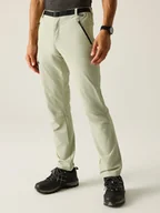 Odzież trekkingowa męska - Regatta Spodnie trekkingowe "Xert Stretch" w kolorze zielonym - miniaturka - grafika 1