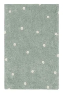 Dywan do prania Mini Dot Blue Sage 100x150 - Dywany dla dzieci - miniaturka - grafika 1