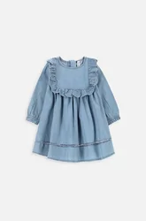 Coccodrillo sukienka bawełniana niemowlęca kolor niebieski mini  rozkloszowana - Ceny i opinie na Skapiec.pl