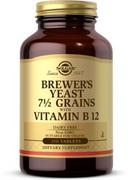 Witaminy i minerały - Brewer''s Yeast 7 1/2 Grains with Vitamin B12 (250 tabl.) - miniaturka - grafika 1